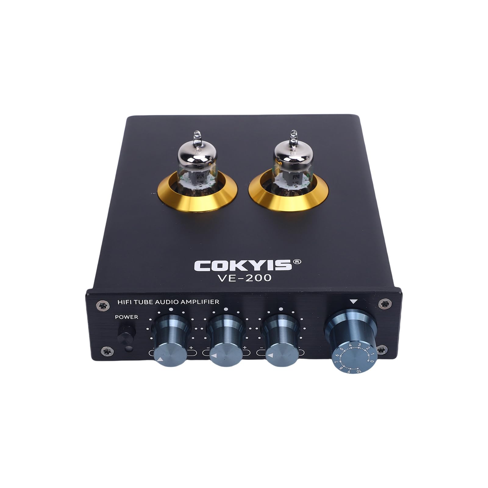 Preamplificatore a tubo a vuoto equalizzatore a 3 bande per audio domestico con regolazione ad alta media bassa frequenza compatibile con lettori DVD/CD, lettori musicali MP3, computer