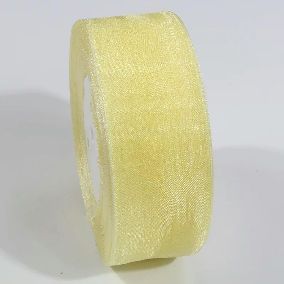 CIVIOOH 50 Yards Sheer Chiffon Ribbon Organza Satin Ribbons for Gift Wrapping Wedding Decoration Bouquets Party DIY Crafts