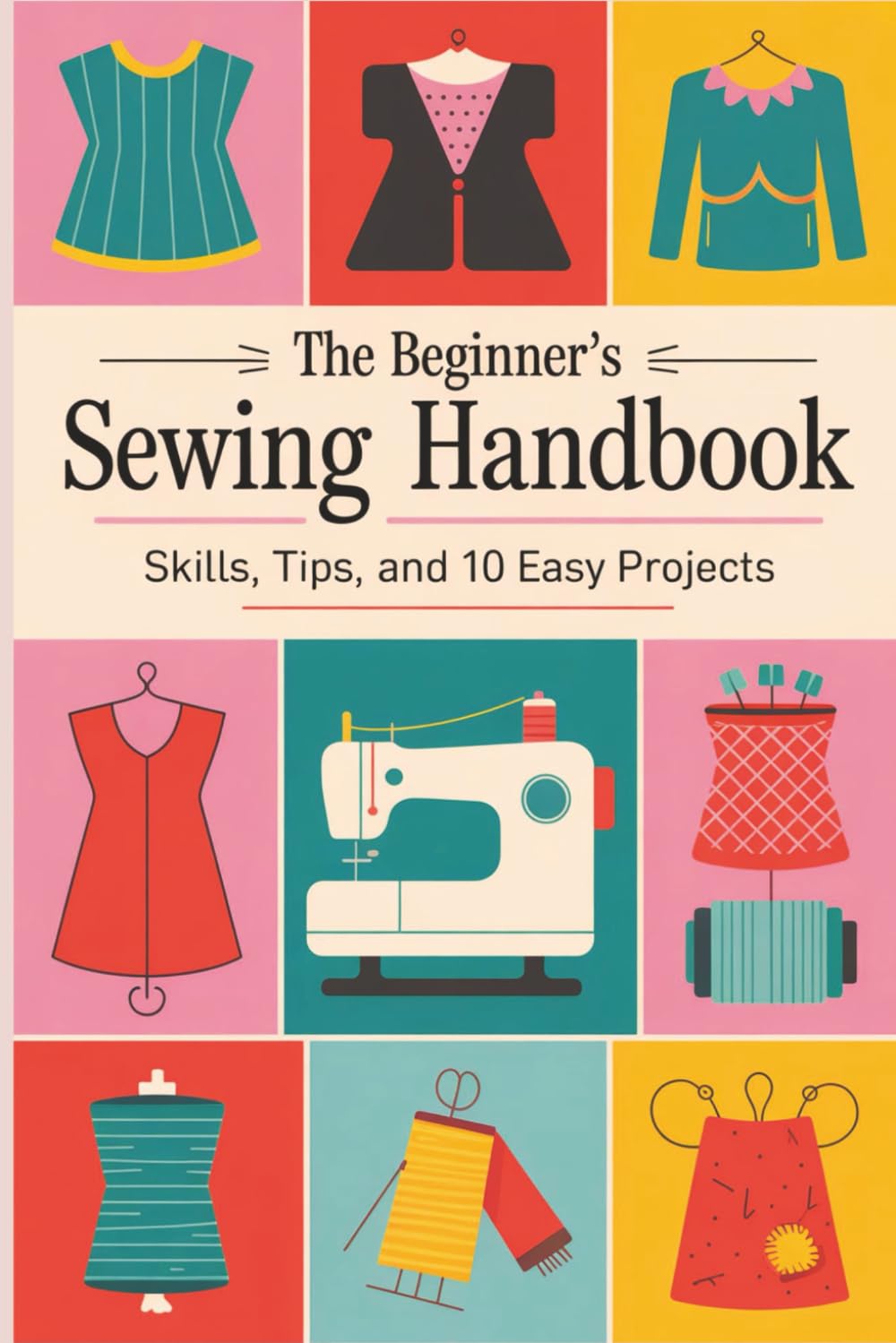 The Beginner’s Sewing Handbook: Skills, Tips, and 10 Easy Projects
