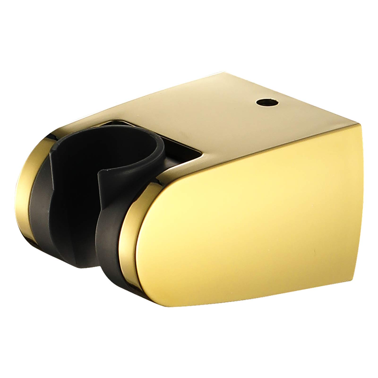 Titanio Oro Soffione Doccia Ottone Doccino per Doccia Universale Soffione per Doccia Alta Pressione Doccetta per Doccia Risparmio Idrico Telefoni Doccia con ABS Supporto e 1.5M Tubo,Round