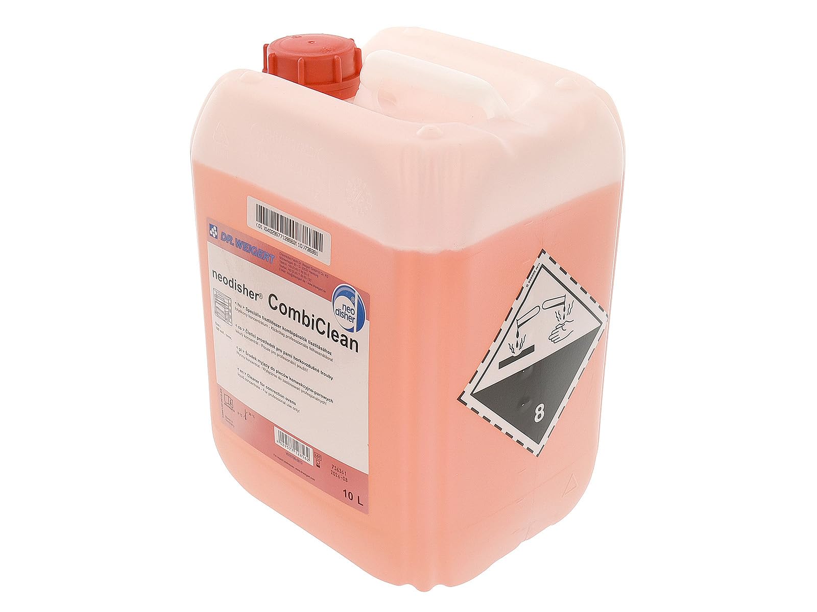 Dr. Weigert neodisher CombiClean Ofenreiniger 10L Kanister flüssiger Profi-Reiniger für Kombidämpfer & Heißluftdämpfer intensive Reinigung für Gastronomie Großküche HORECA
