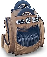 Discology OG V3 Disc Golf Bag: 26+ Disc Capacity Premium Backpack, Durable 900D Polyester, Padded Straps & Patches Included