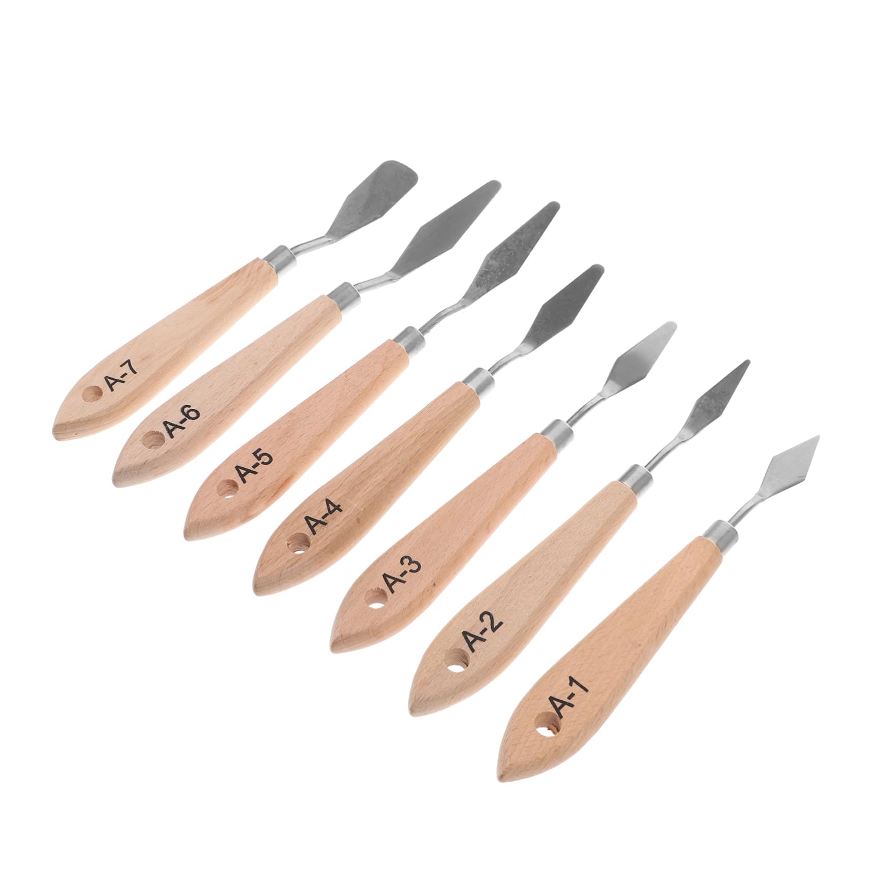 DOITOOL 4 Ensembles Set De Couteaux À Palette Inoxydable Avec Outils De Peinture Pour Mélange Application Sur Toile 7 Pièces * 4