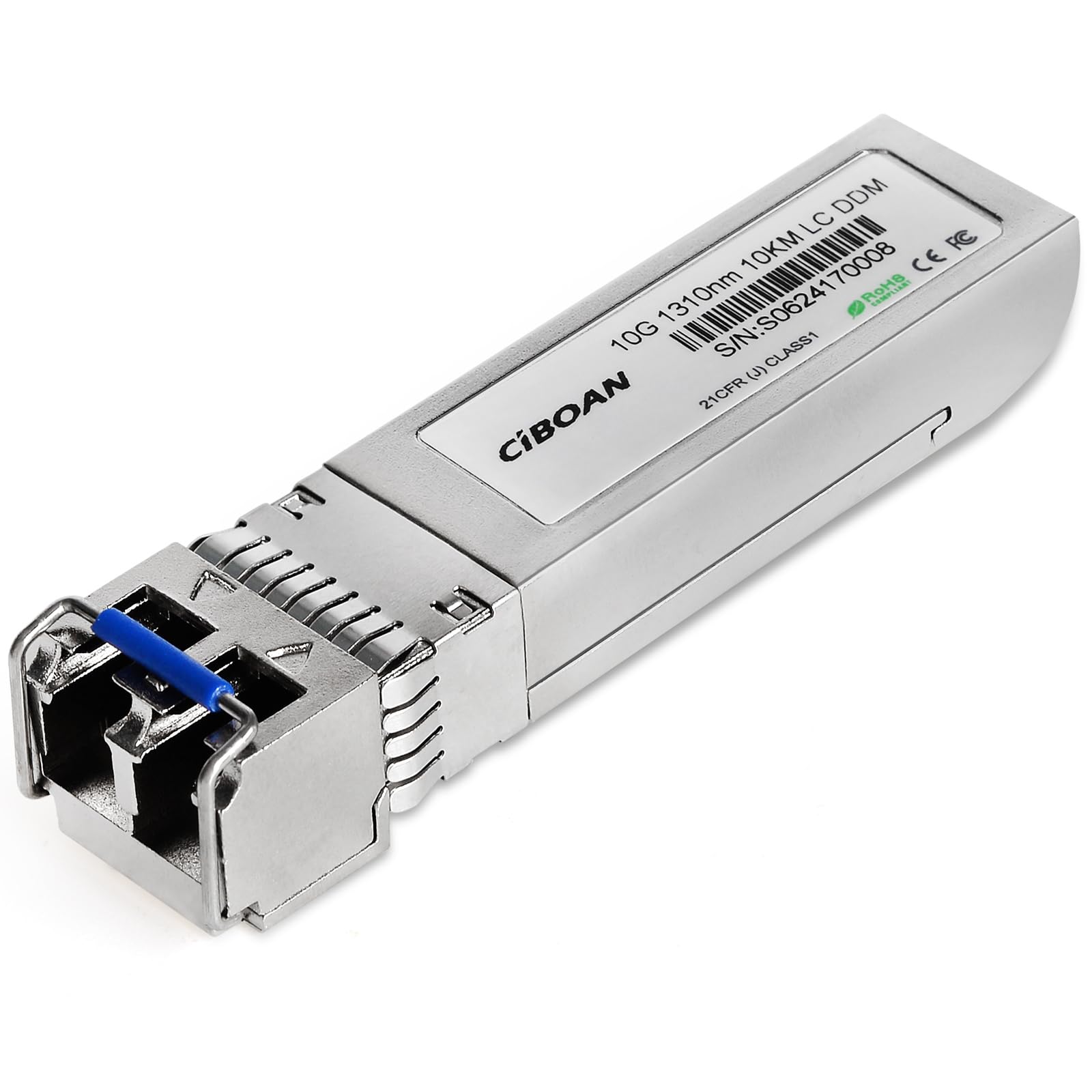 10G SFP+LC Transceiver, 10G 1310nm SMF SingleMode SFP Fiber Optic Module,Up to 10km, for Cisco SFP-10G-LR, Meraki MA-SFP-10GB-LR, Ubiquiti UniFi UF-SM-10G, Mikrotik, and More (1 Pack) (10G 1310nm)