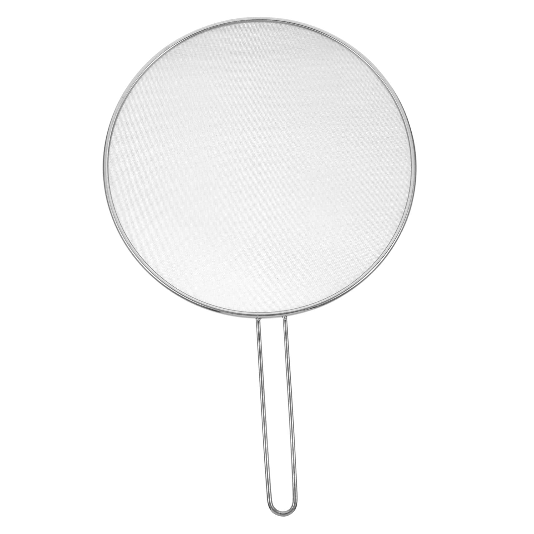 Unomor Oil Splatter Screen Frying Pan Cover with Handle Reusable Mesh Shield for Cooking Prevents Oil Spills Soup Overflow for Home Restaurant