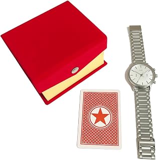 MilesMagic Magician’s Card to Watch Magic Trick | Visually Transform Playing Cards into Wrist Watch | Real Illusion Street or Stage Mentalism Close-Up Gimmick