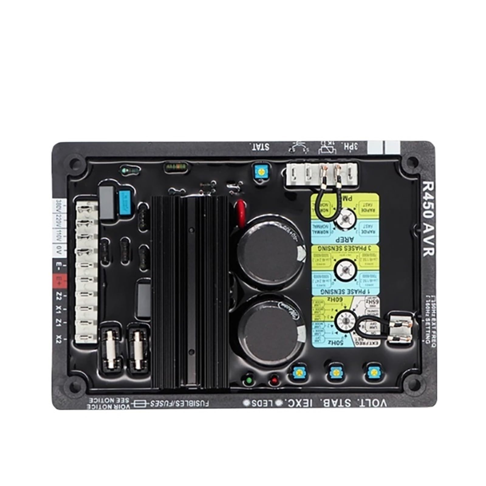 CBRBLCIUL 1pcs R450 AVR Power Generator Automatic Voltage Regulator Alternator Stabilizer Module Integrated Circuit Control Parts