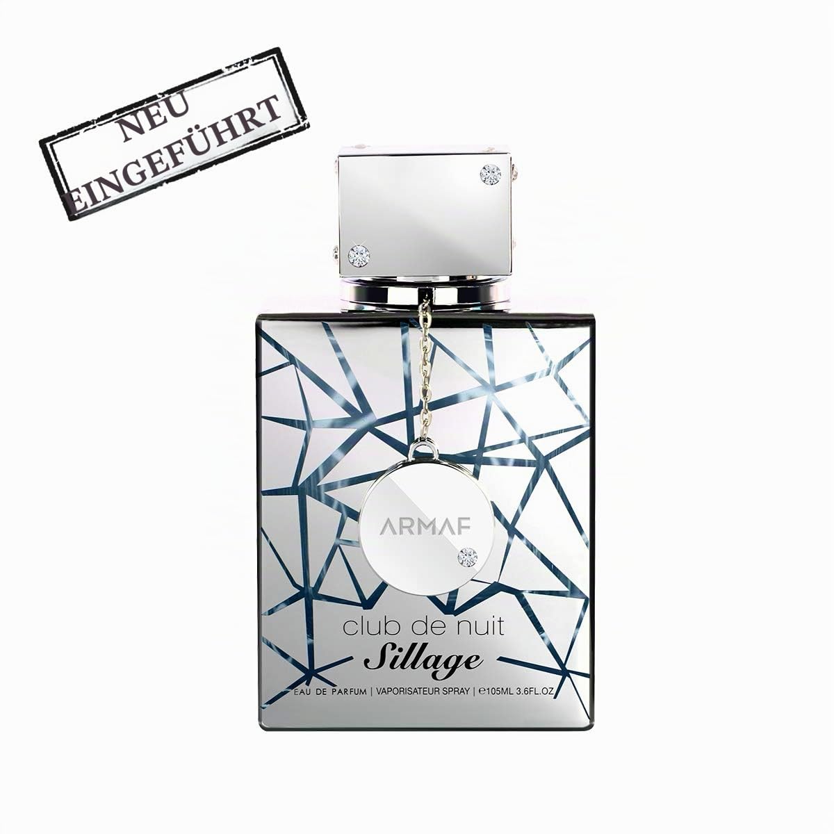ARMAF Club De Nuit Sillage Eau de Parfum, frischer Duft, 105 ml