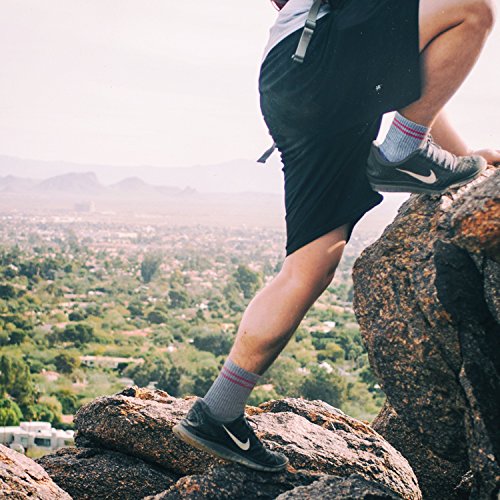 Vital Salveo-Charcoal Outdoor Merino Wool Hiking Socks, Dark Grey (Crew)3