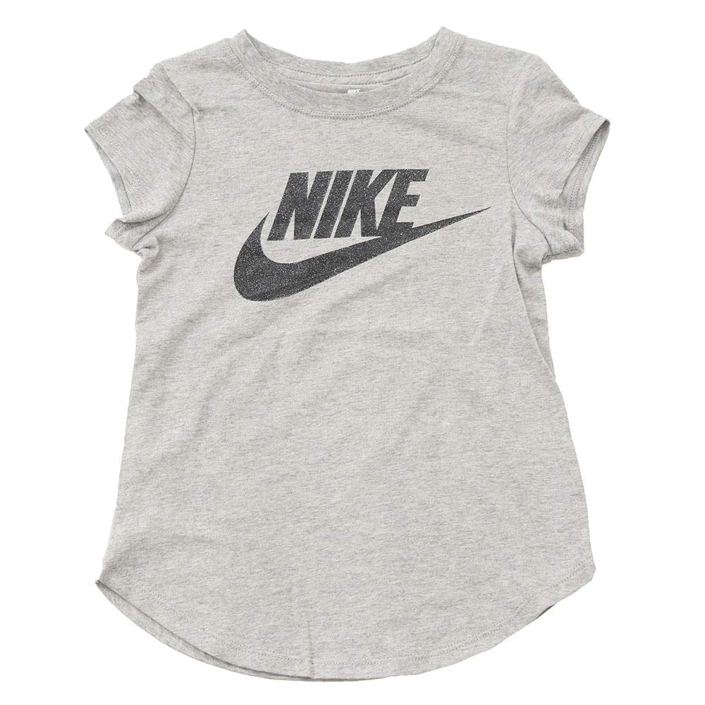 NIKE Unisex S6474572 Children's Short Sleeve T-Shirt, Grey, 4 Years EU