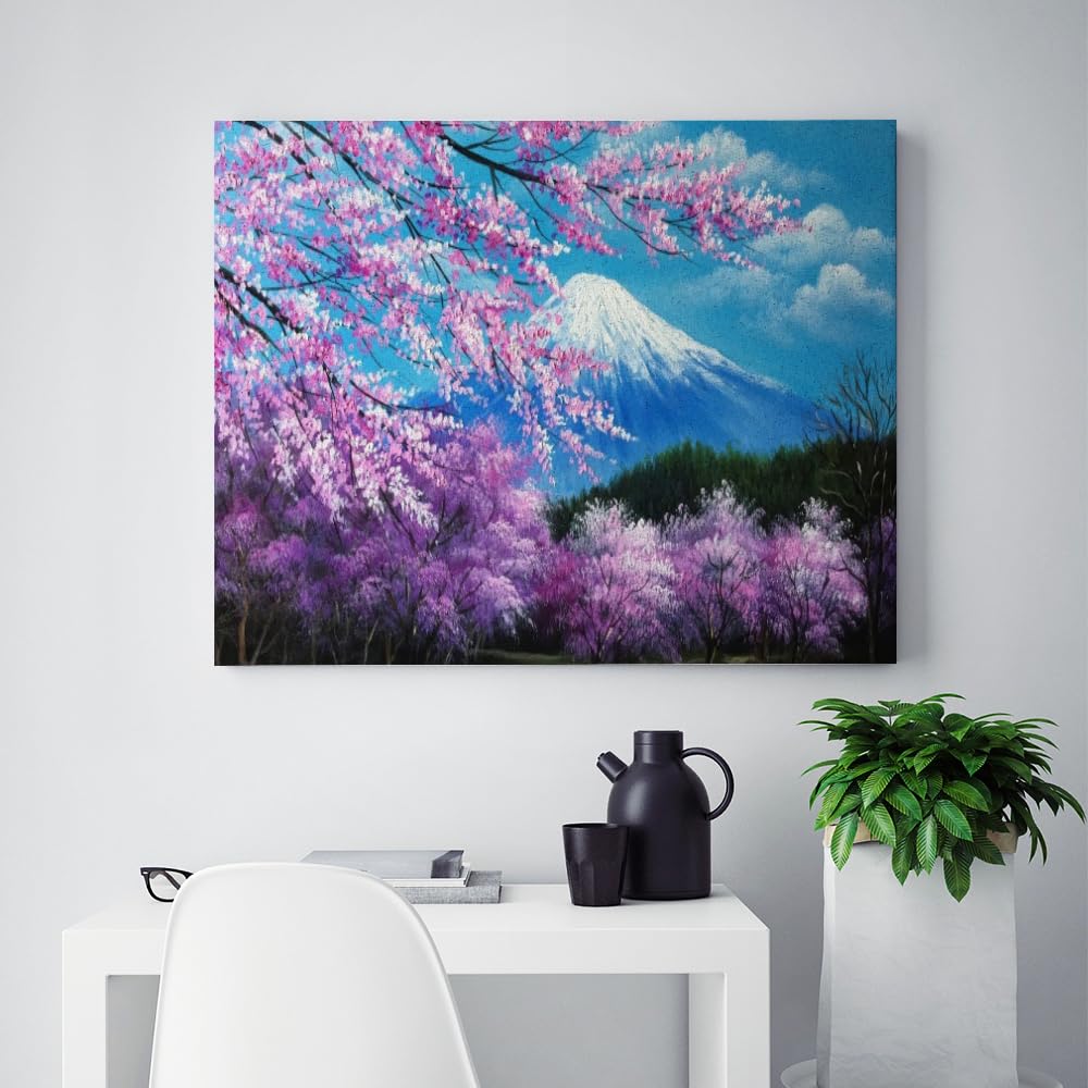 Kit Peinture Par Numéros Fleur Toile Pré-imprimée Gutluz Peinture Par Numéros Pour Adultes - Paint By Numbers Peinture Numero Adulte Paysage - 6