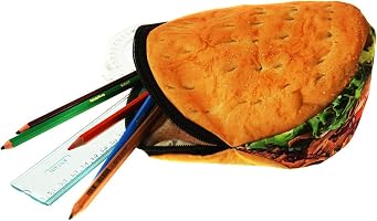 Astuccio Matita caso Portapenne Beauty case Carpa Pennarelli ed Accessori Scuola di kebab rotolo marrone verde Kebab [008