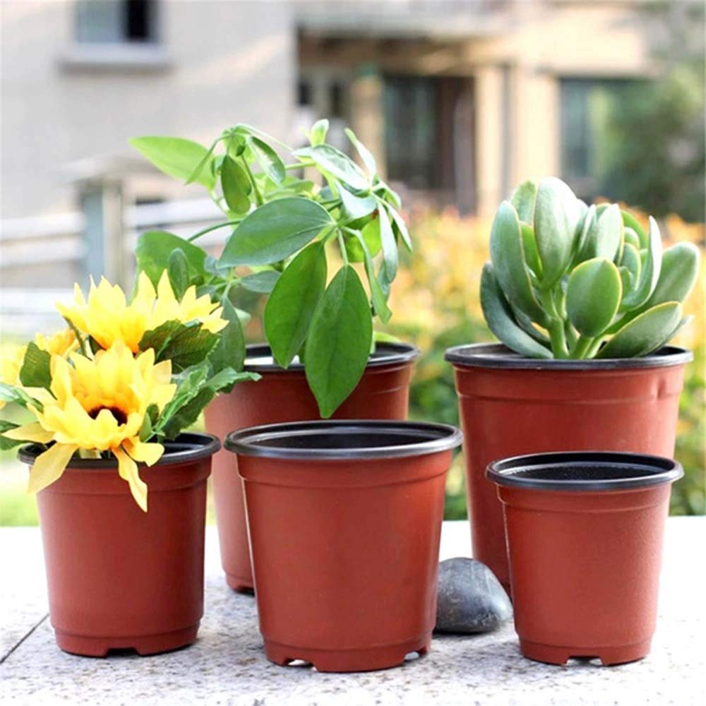 20 Vasi Per Piantine In Plastica Morbida, 5-7 Cm, Con Fori Di Drenaggio, Ideali Per Semi, Talee E Piante Grasse, Da Vivaio