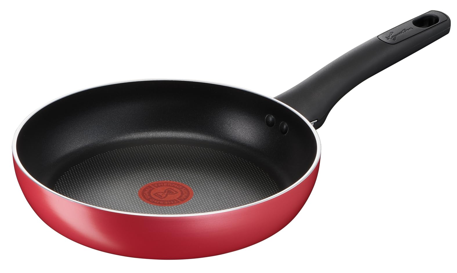 Lagostina Cucina Mediterranea Set di Padelle Antiaderenti in Alluminio,8 Pezzi, Batteria Pentole Induzione, Gas e Forno, Indicatore Cottura Thermo-Signal, Manici Ergonomici in Bakelite