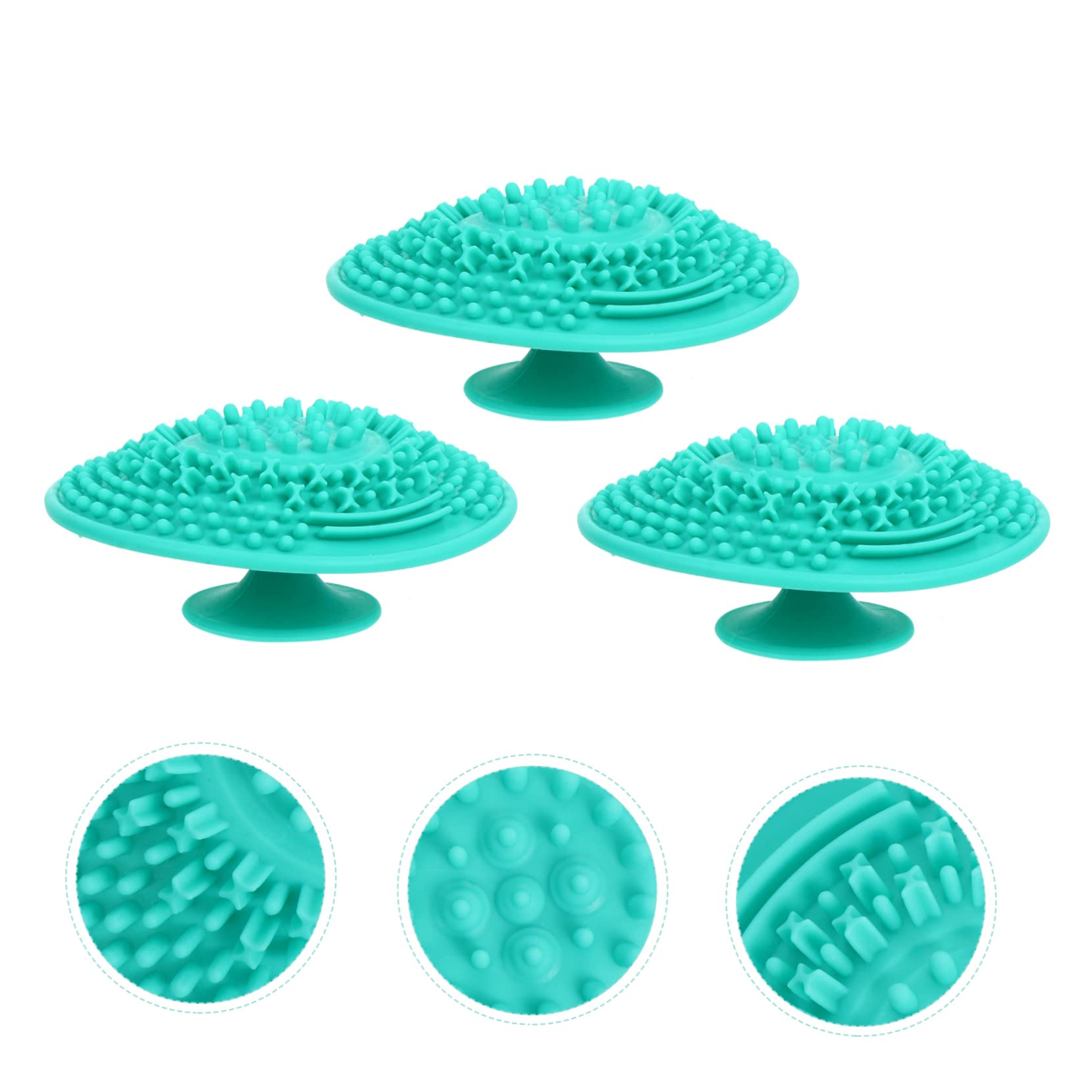 15pezzi Tappetino Per Silicone Strumento Lavaggio Per Makeup Facile Usare e Portatile Per Casa e Salone