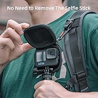 Vista 3 de SUREWO - Funda de transporte rígida para GoPro Hero 11, funda de transporte portátil de viaje para GoPro Hero 10/9/8/7/6/5/4, DJI Osmo Action 2