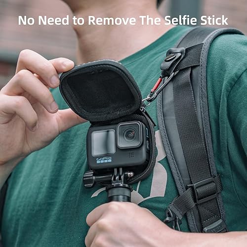 Miniatura 9 de SUREWO Funda de transporte impermeable compatible con GoPro Hero 1110987(2018)65 negro, DJI Osmo Action , AKASOCamparkYI cámara de acción y más (M)