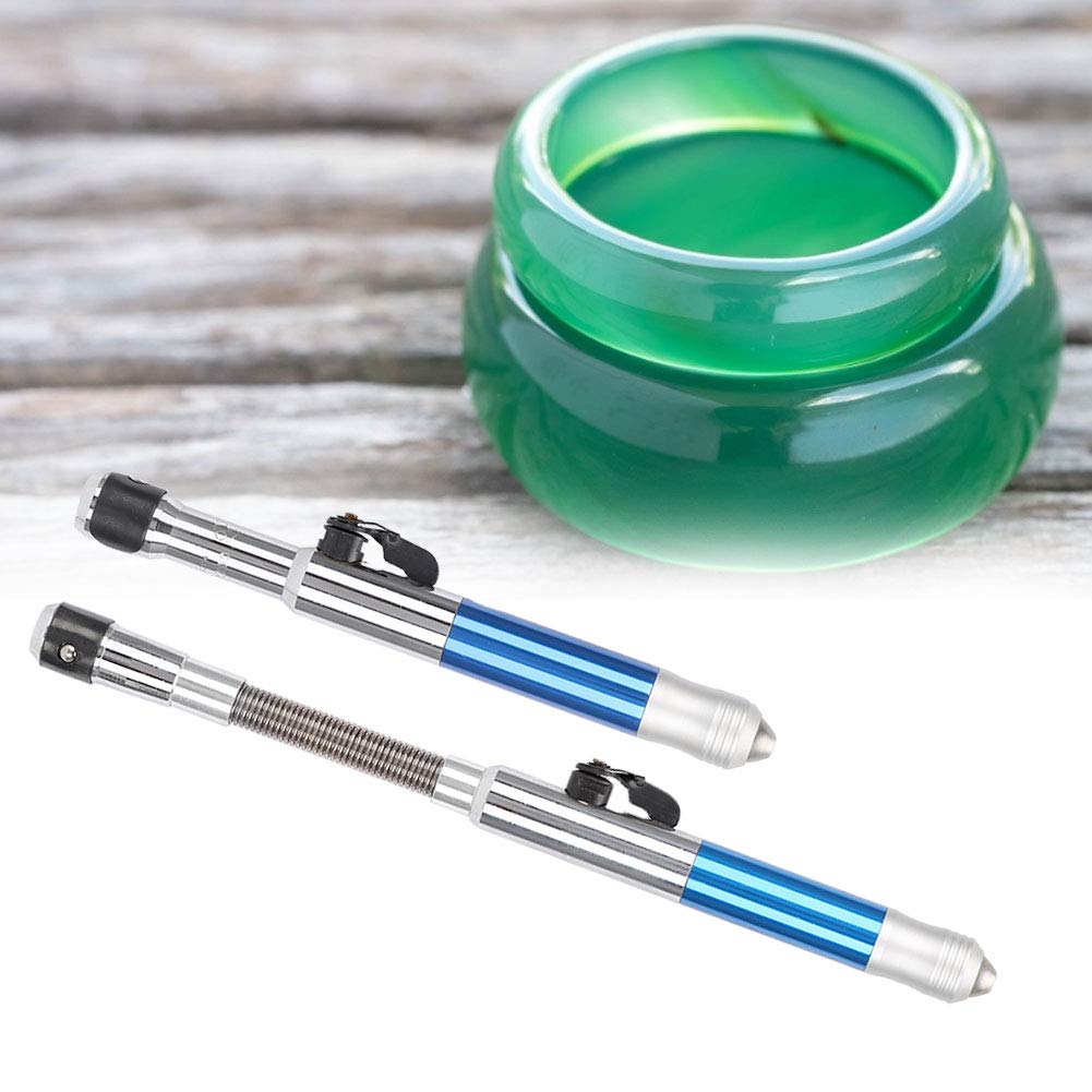 Set di 2 Utensili per Incisore Elettrico con Impugnatura Ergonomica e Vibrazioni Ridotte per la Creazione di Gioielli - Metallo Resistente 2,35 Mm