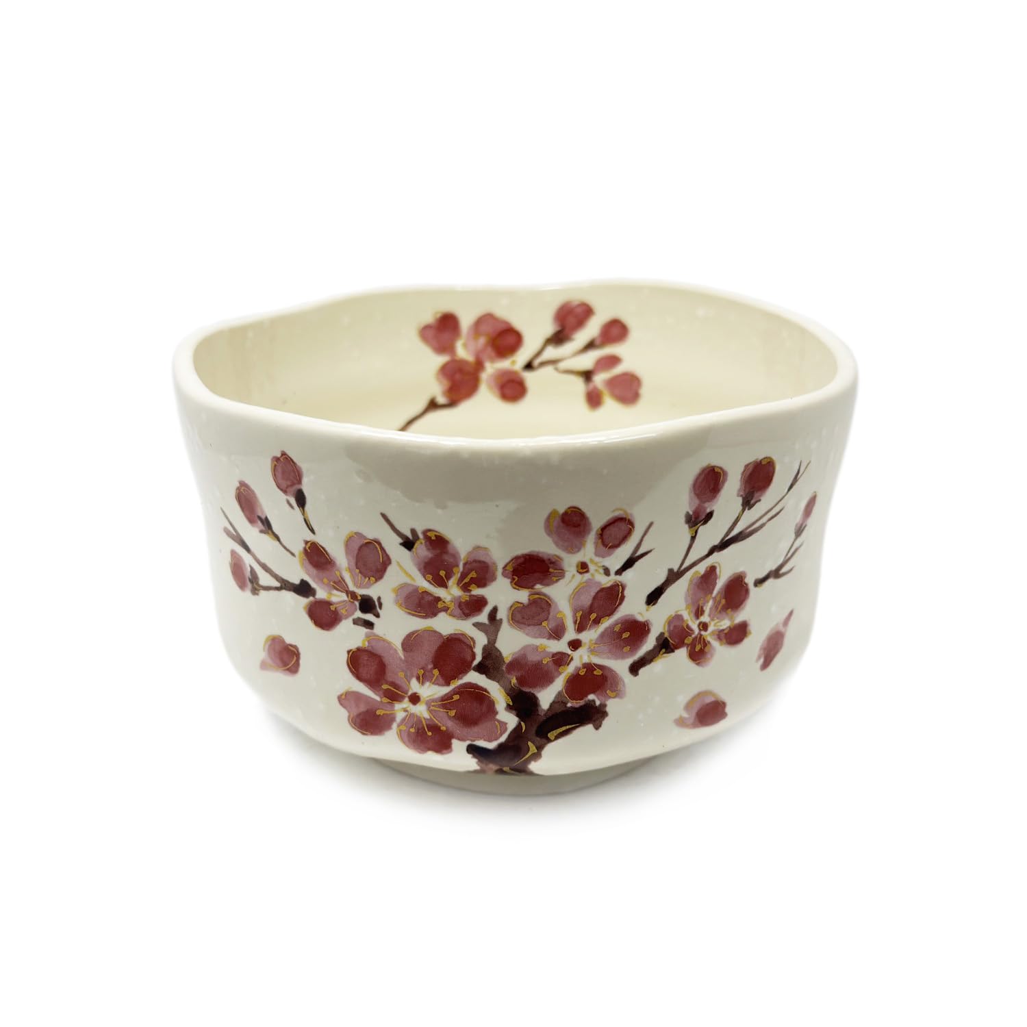 Chawan Kinsai Sakurae bol à matcha Mino Ware pour votre rituel bien-être matinal