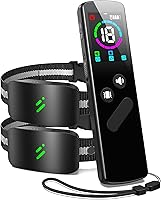 Vista 8 de Collar de choque para perro con 10 niveles de pitido, 2680 pies, 4 modos, collar eléctrico de entrenamiento para perros con control remoto, Verde