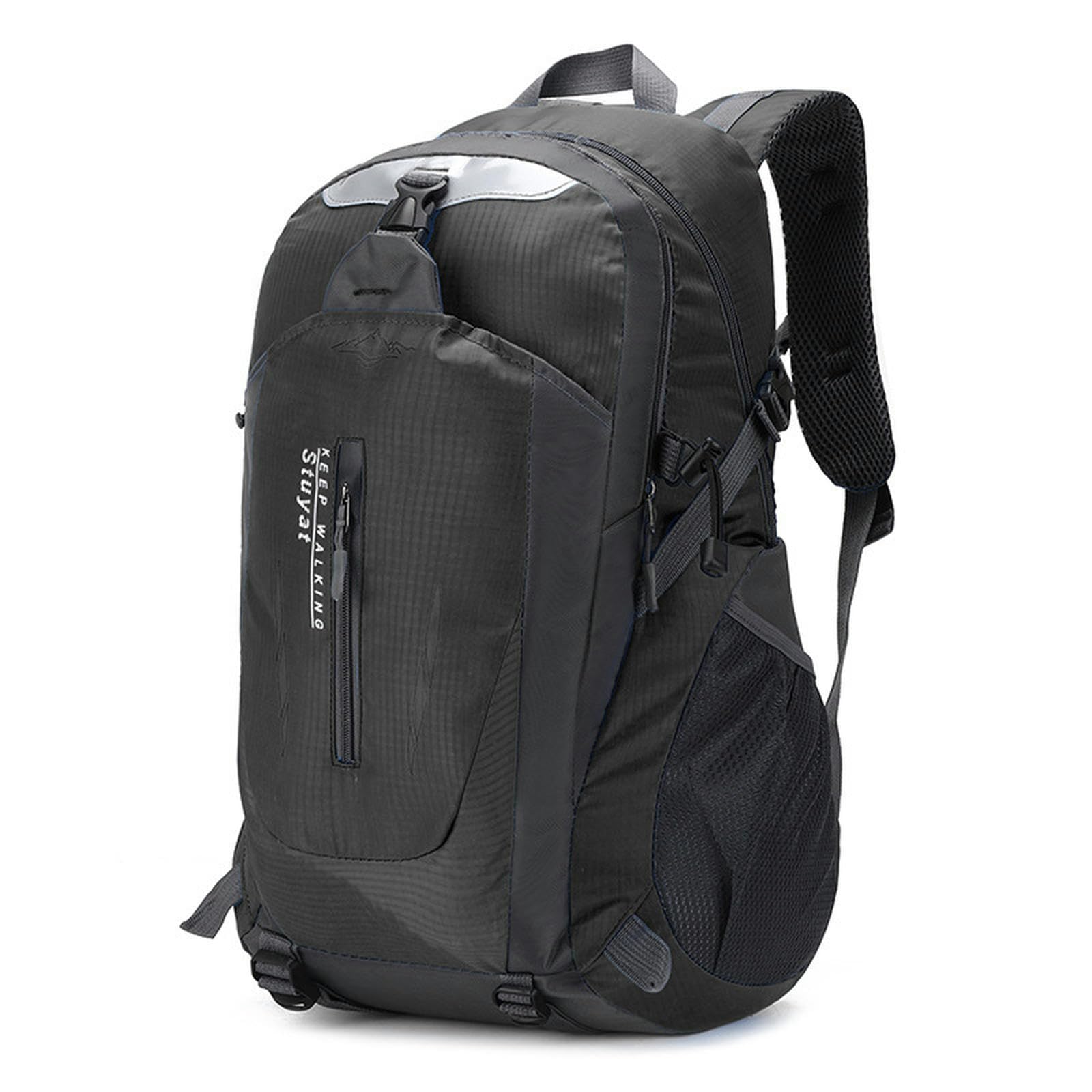 Zaino Outdoor Sportivo All'aperto 40-60l per Uomini E Donne da Escursioni Alpinismo-Nero 40l-40-60l