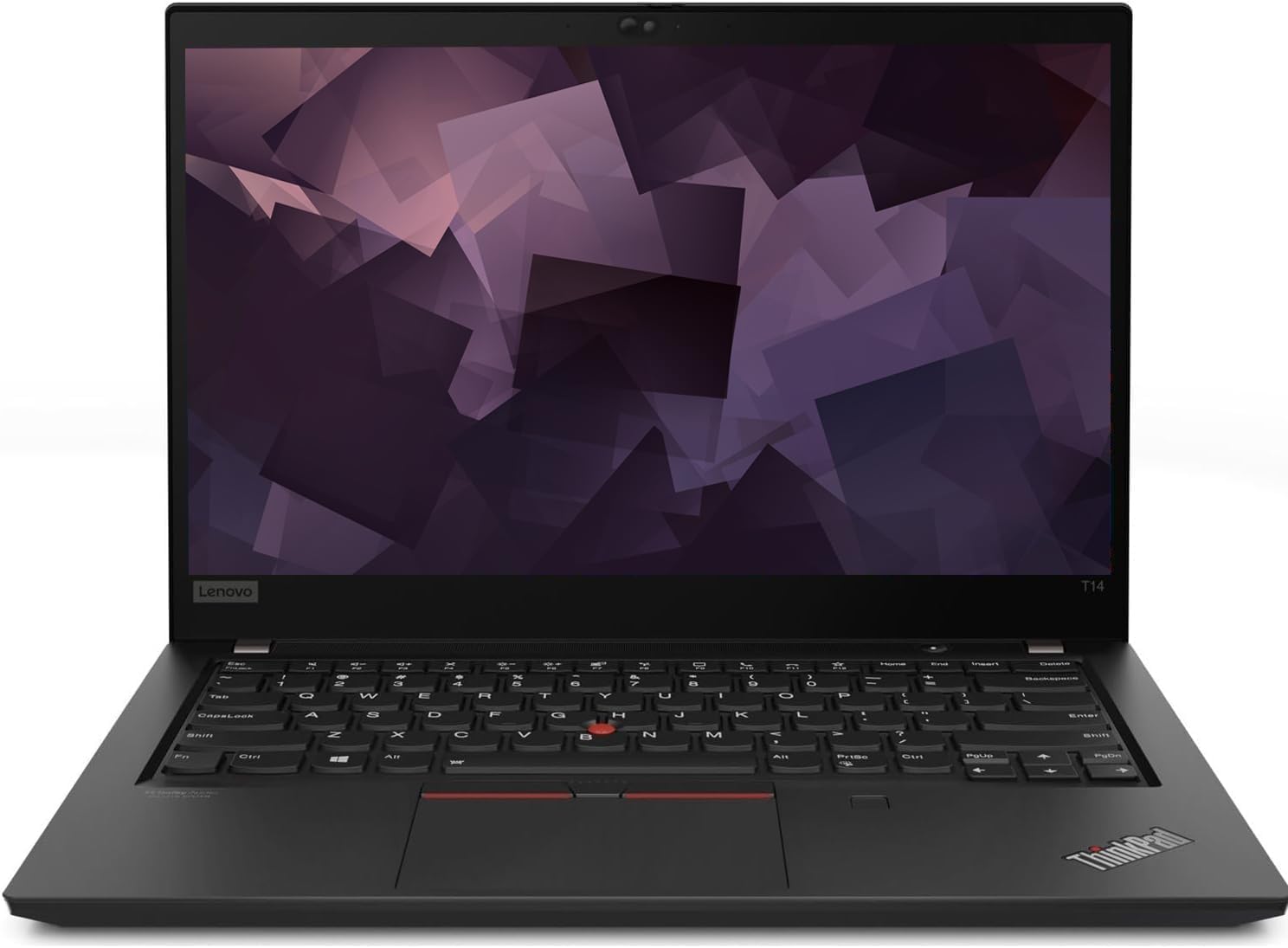 Lenovo ThinkPad T14 Gen 2 Ordenador portátil, Intel Core i7-1165G7, 14" FHD (1920 x 1080), 16 GB de RAM, SSD de 256 GB, teclado QWERTY americano, Webcam, Windows 11 Pro (Reacondicionado)