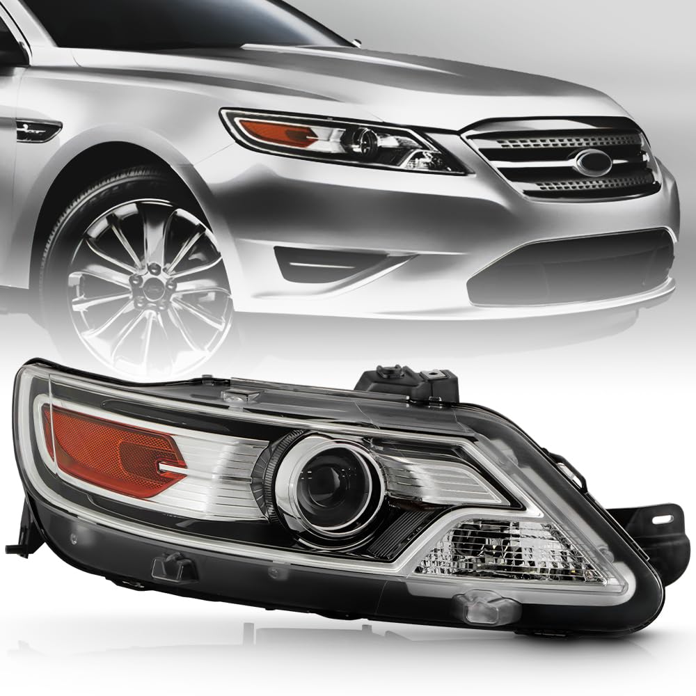 KEEKPO - For 2010 2011 2012 Ford Taurus Factory Halogen Model Projector Headlight Headlamp Replacement Passenger Side