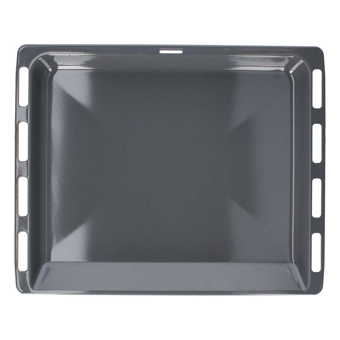 Bosch Orijinal Siemens Balay ocak fırın pişirme tepsisi kek tepsisi evrensel tava 465 x 375 x 39 mm emaye piroliz geçirmez 3HB HA HB HBA HBG HBL HBM HBN HBR HC HCA HCE HCL HCR HE HEA için 00.574.912 574.912