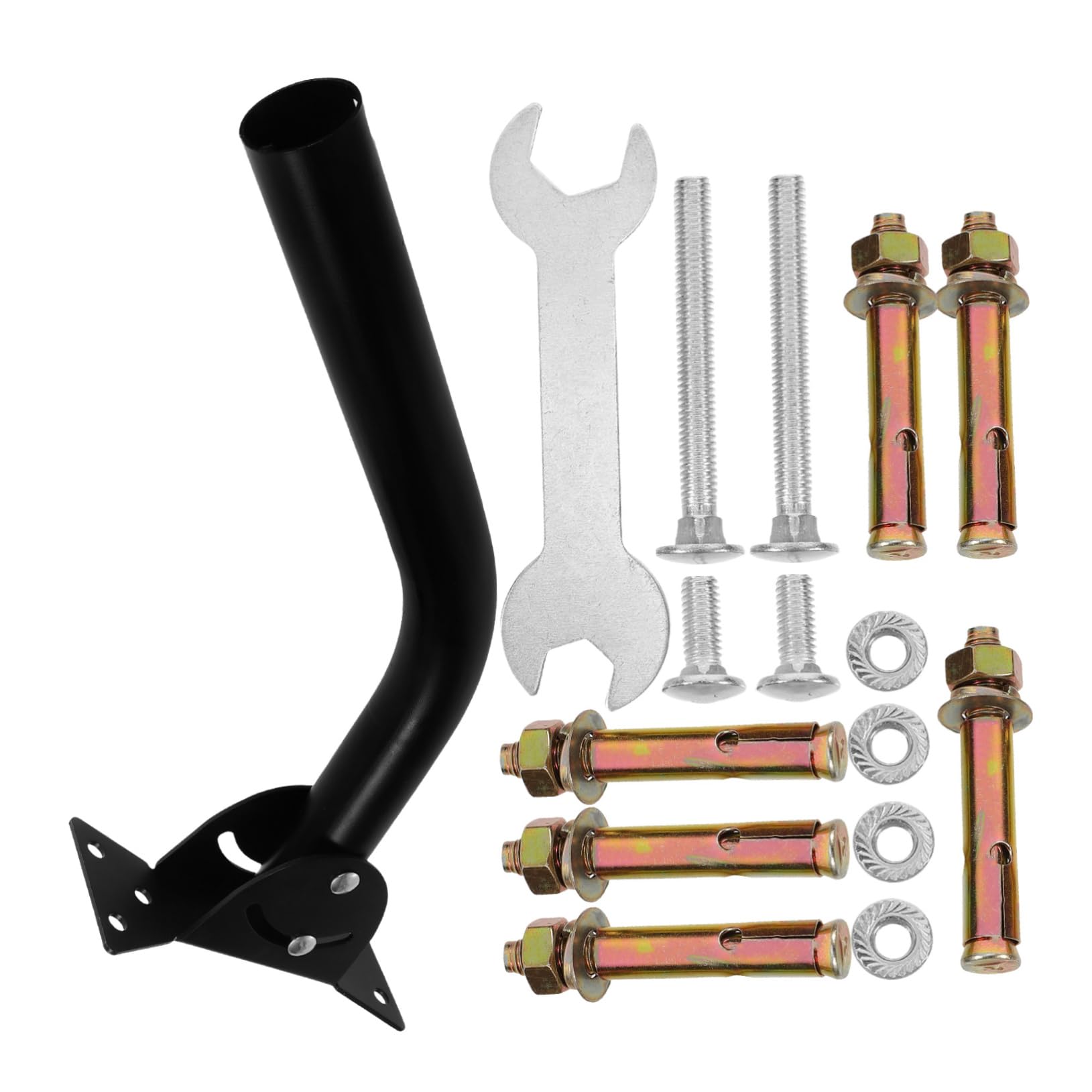 Support de poteau antenne réglable et stable pour camping