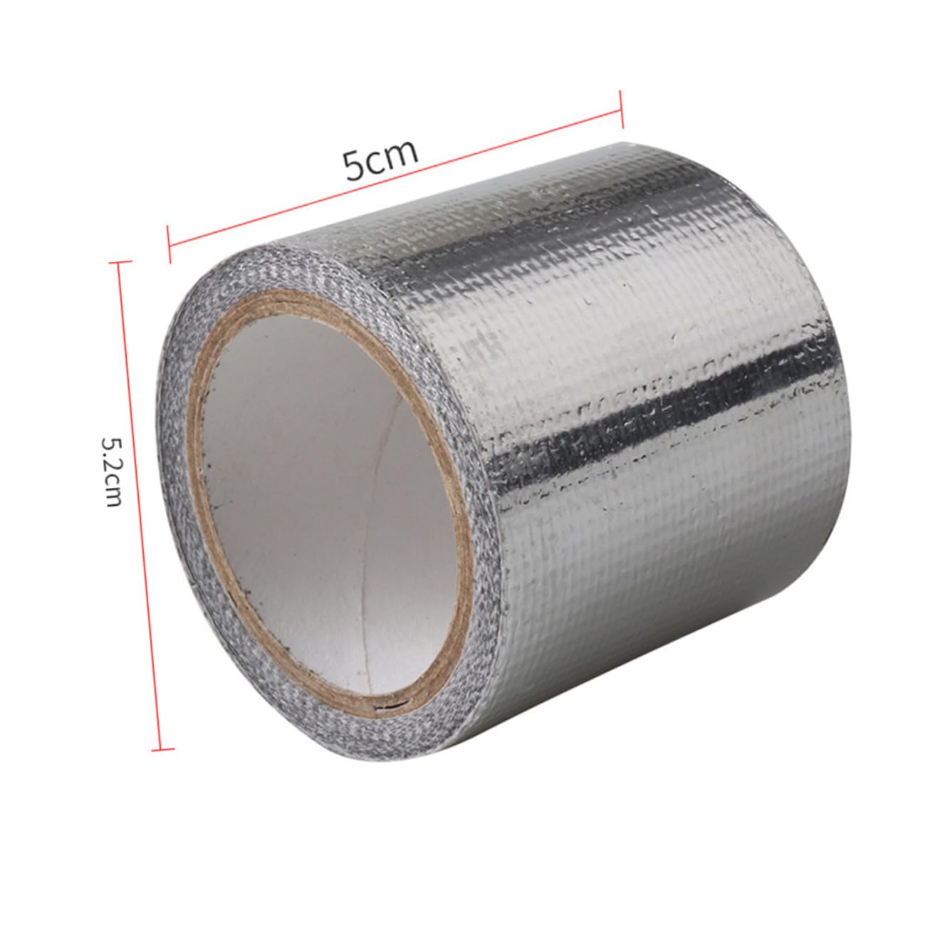 HOLIDYOYO Car Tape Aluminum Reinforced Shell Tape Heat Resistant Strong Reinforcement Wrap