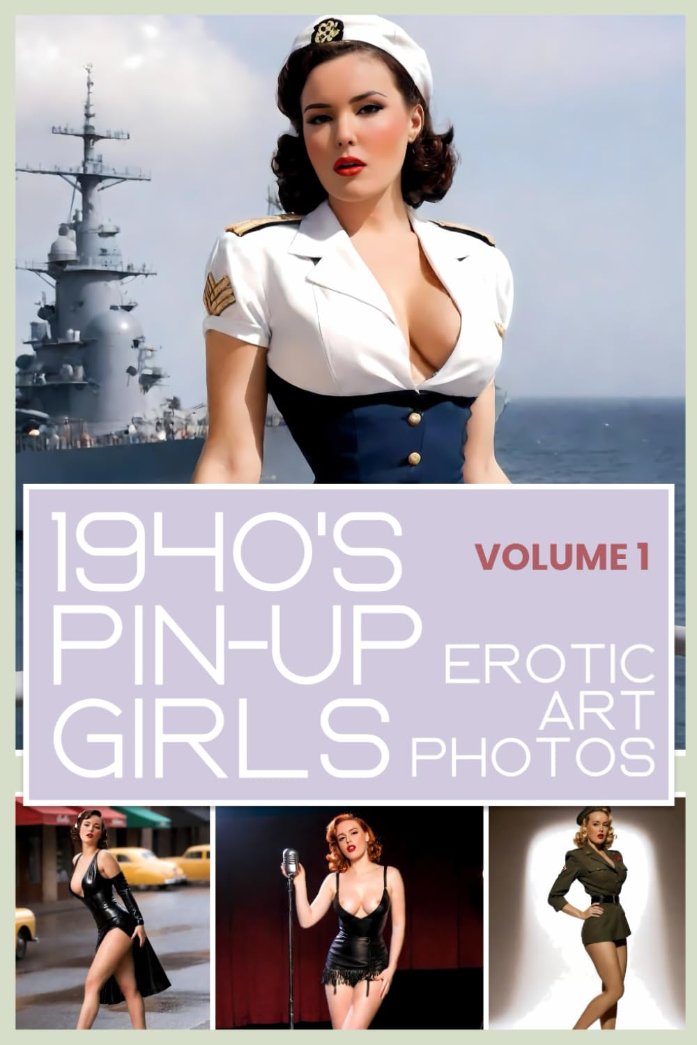 1940's Pin Up Girls Vol. 1 Erotic Nude Art Photos (Pin Up Models