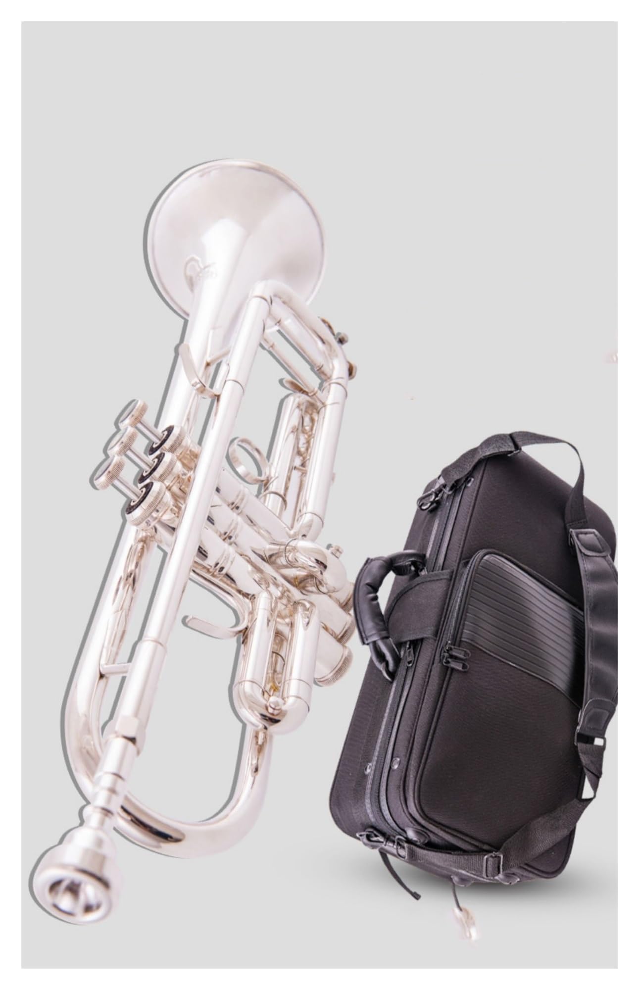trąbka instrument Trąbka posrebrzana Profesjonalny instrument grający na trąbce B posrebrzanej dla początkujących
