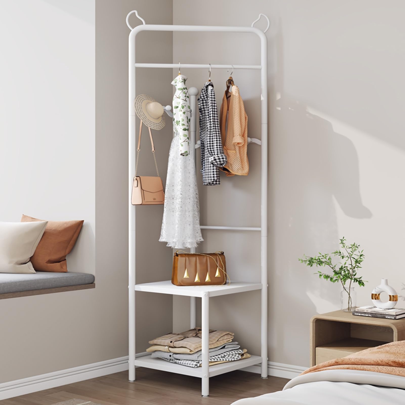 Portant à vêtements pour suspendre les manteaux longs sans les froisser