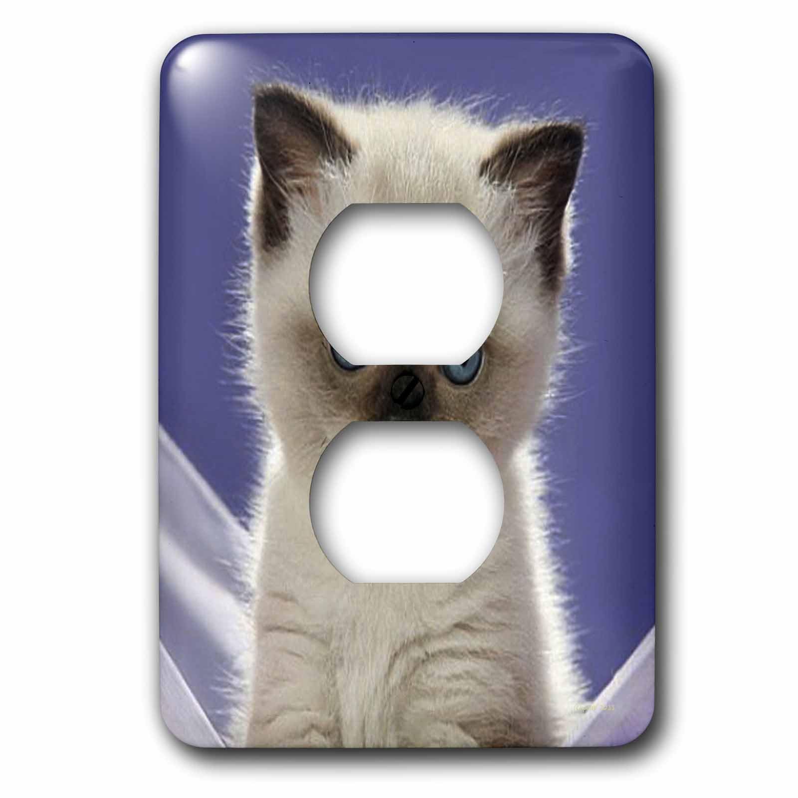 Siamese Chaton 2 prises couvercle parfait pour chambre de chat