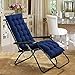 Hao-zhuokun Lounge Rocking Chair Coussin Coussin Bain de Soleil Transat de Jardin Coussin Transat Fauteuil Relax Lounge épais Pad Coussin de Chaise Longue de Patio Doux Matelas Bain de Soleil