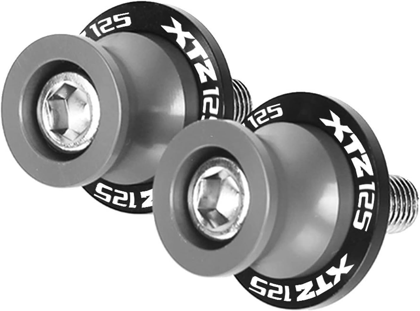 Swingarm para Yamaha XTZ125 XT Z125 XT-Z125 2003 2004 2005 2006 2007 2008 2009 2010-2016 – Carretes de brazo oscilante para motocicleta (color gris)