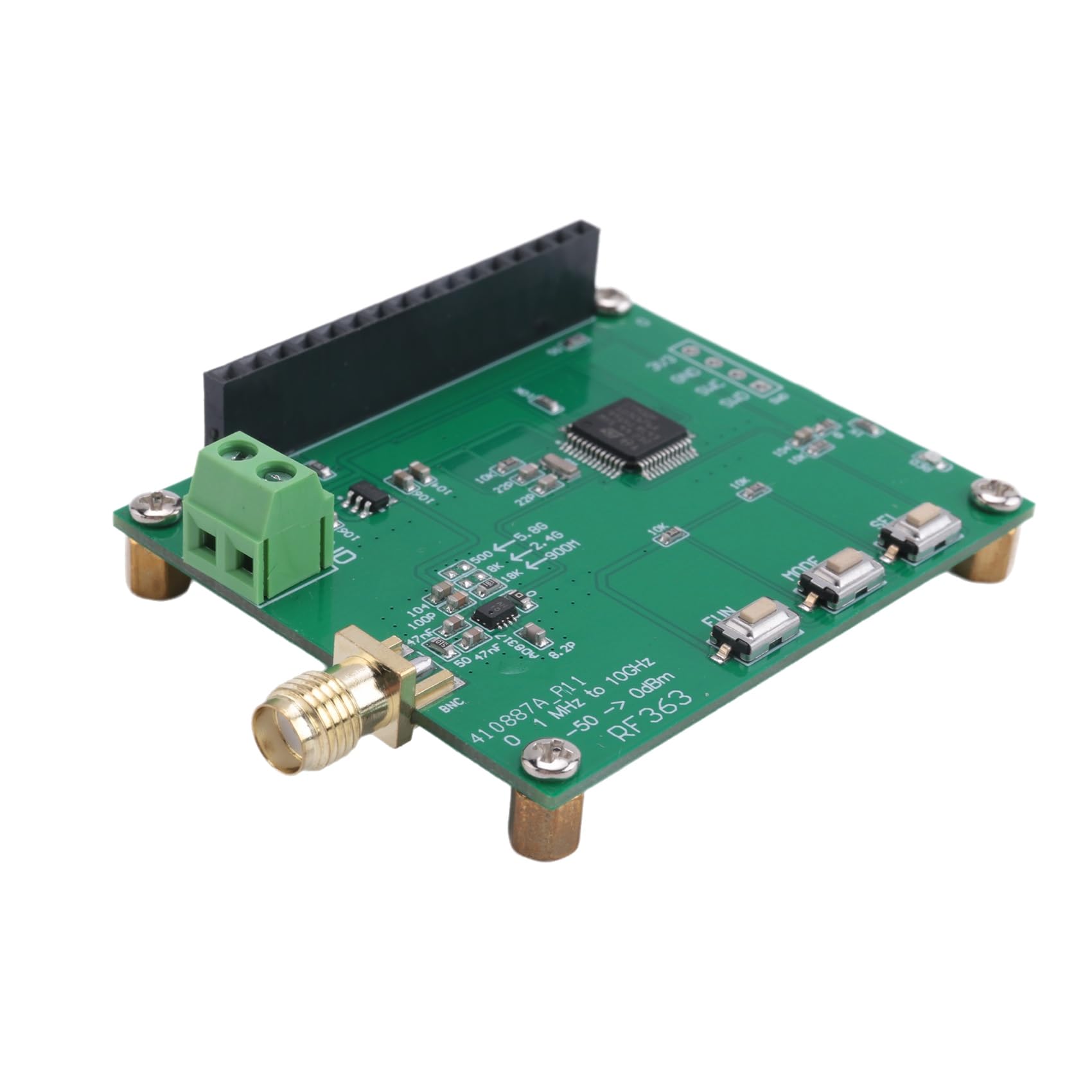 Smart Digital Power Meter 1MHz a 10GHz -50 a 0DBm Segnale Strumento di Misura Modulo Set Valore Attenuazione Facile da Usare
