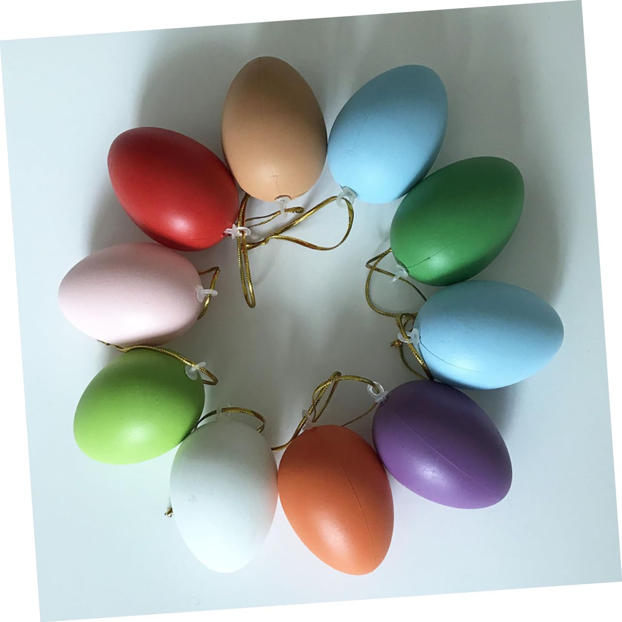 Alipis 72 Pz decorare le uova di pasqua - Decorazione pasquale - Decorazione casa giocattoli per bambini ripieno di cesto pasquale Decorazioni pasquali ciondolo uova di Pasqua