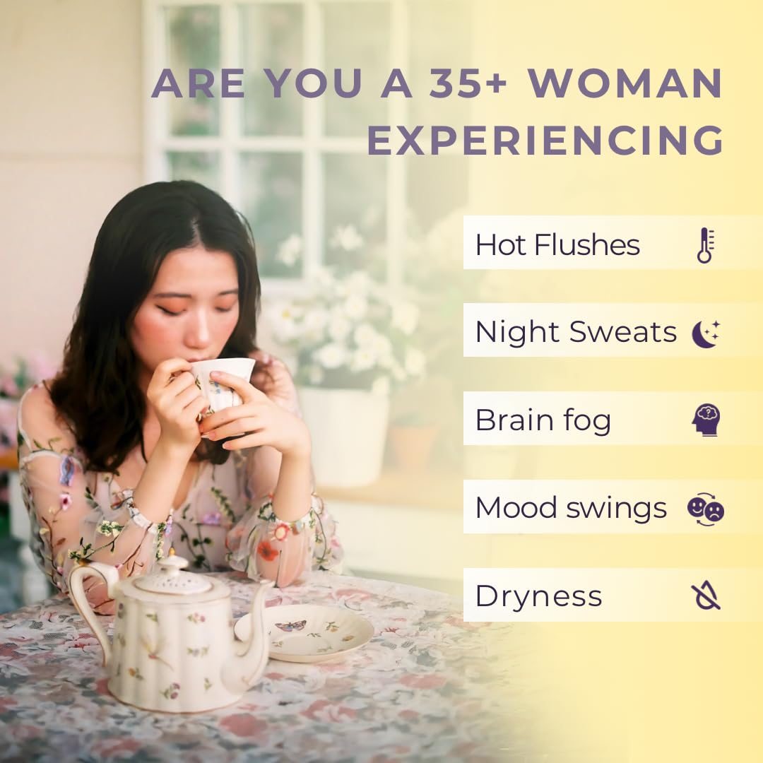 Namhya Menopause Herbal Tea – 100g (50 Cups) – Regulates Cycles, Relieves Cramps, Reduces Stress – Shatavari, Gokshura, Basil, Brahmi – Natural, No Preservatives – Supplements for Women - Image 2 thumbnail