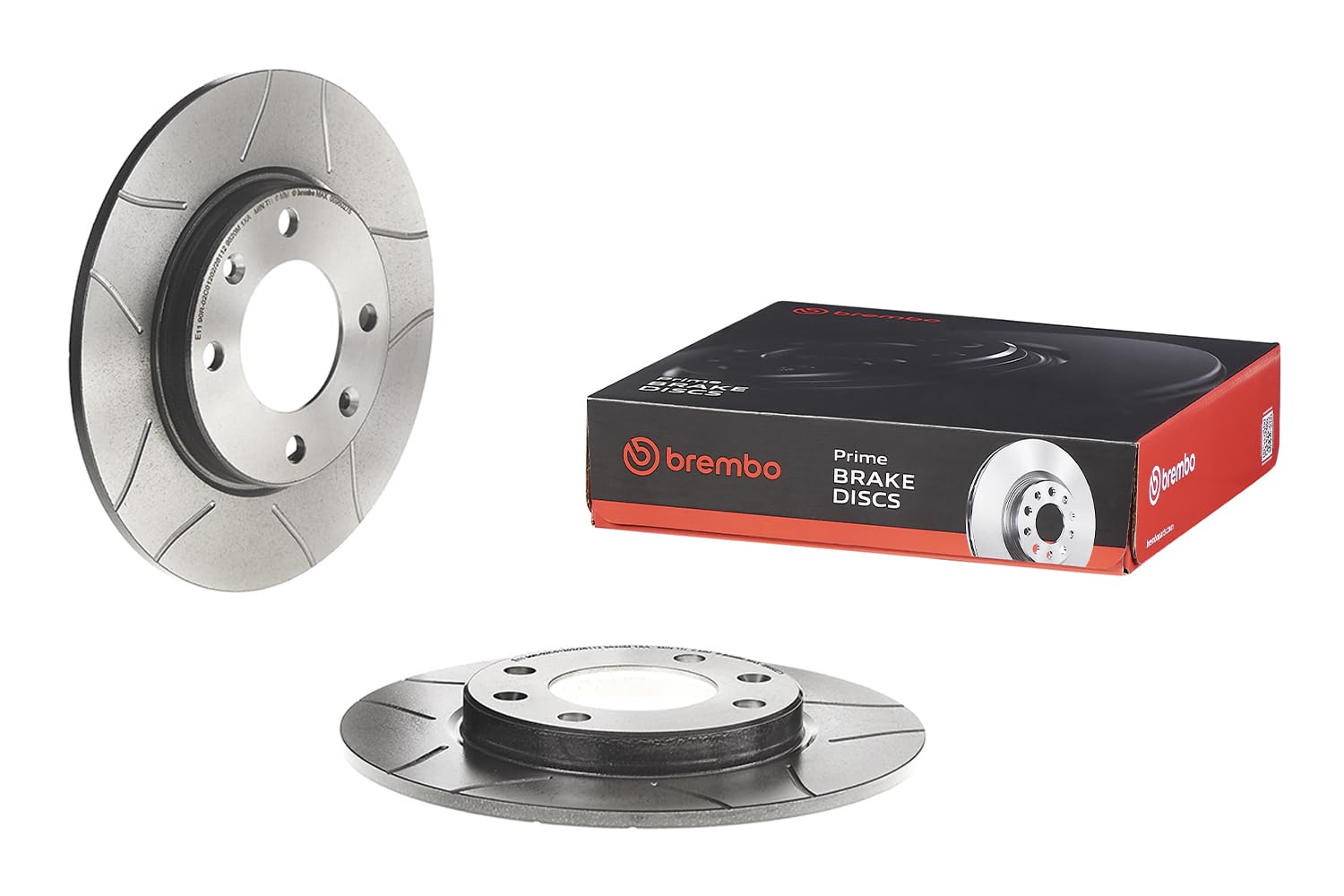 Brembo Max 08.9602.75 - Disco Freno Baffato (Set di 2) - Posteriore