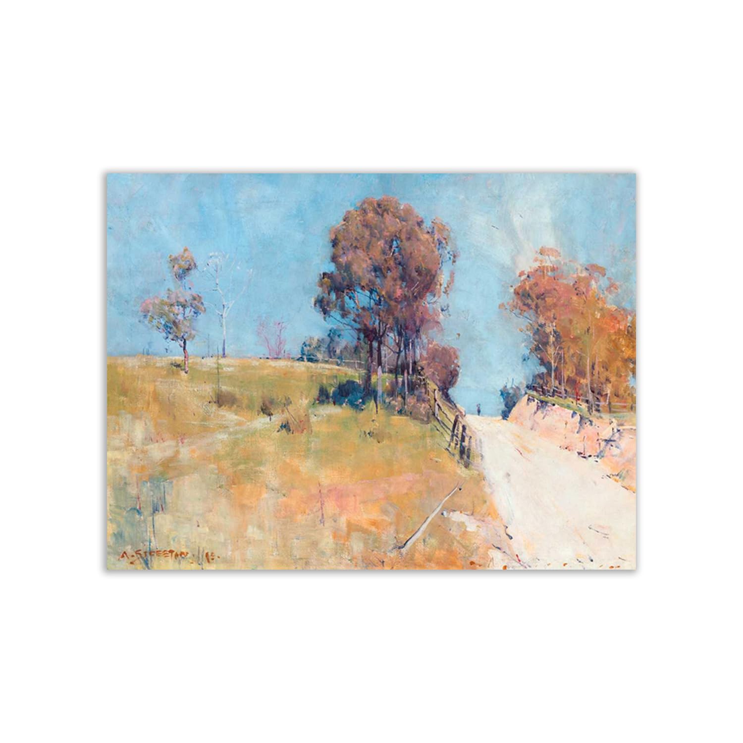 Poster Arthur Streeton Sunlight grand format 100x75 cm impression papier photo