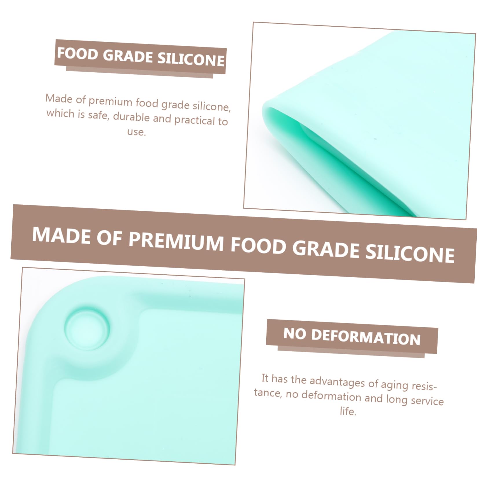 SHOWERORO Tappetino Da Cucina Antiscivolo Resistente All Usura Per Impasto e Stesura Di Pasta Per Macarons Pizza e Biscotti