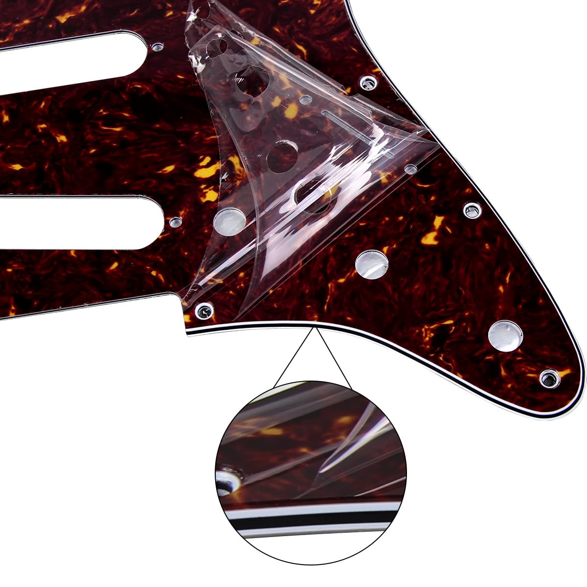 4ply Hsh Guitarra Pickguard Placa Trasera Perla Para Rg350 | Cuotas Sin Interés - Foto 12