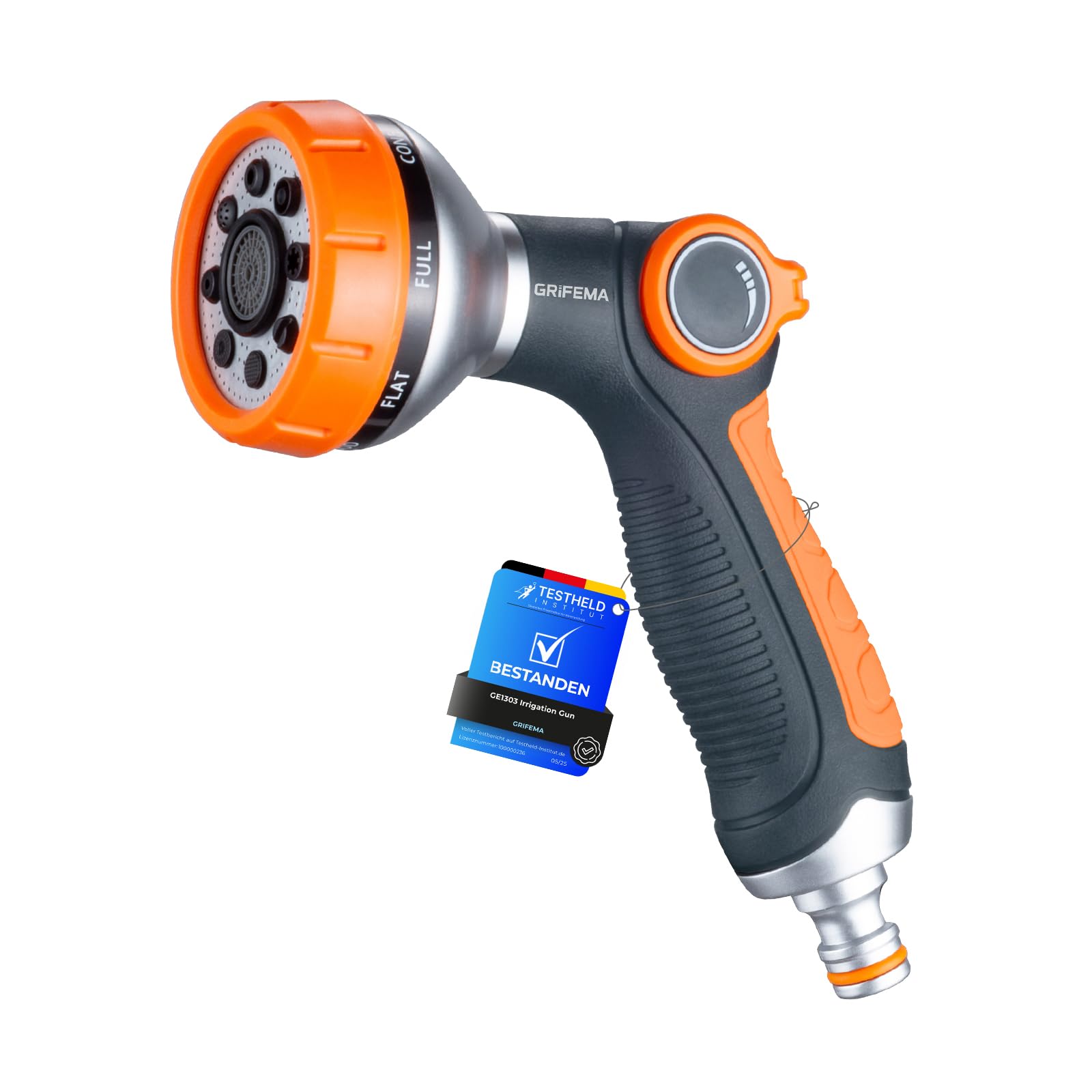 GRIFEMA GE1303 Garden Spray Gun 8 Adjustable Models Multifunctional Sprayer with Controllable Water Flow Car Wash Yard Cleaning Amazon Exclusive