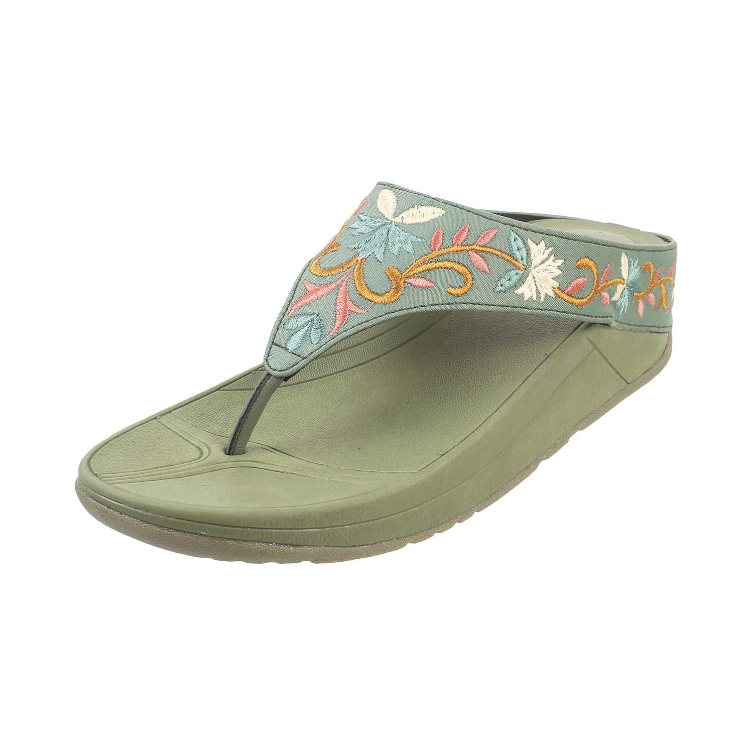 Metro Women Green Flat Ethnicwear Comfort Chappal UK/8 EU/41 (32-417) (B0CG3HNFH8) Amazon Price History, Amazon Price Tracker