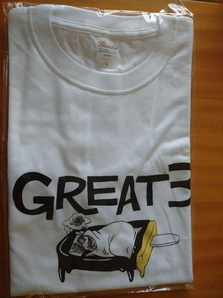 GREAT3 Tシャツ Lサイズ　花井祐介 GREAT3 Tシャツ Lサイズ 花井祐介 - メルカリ