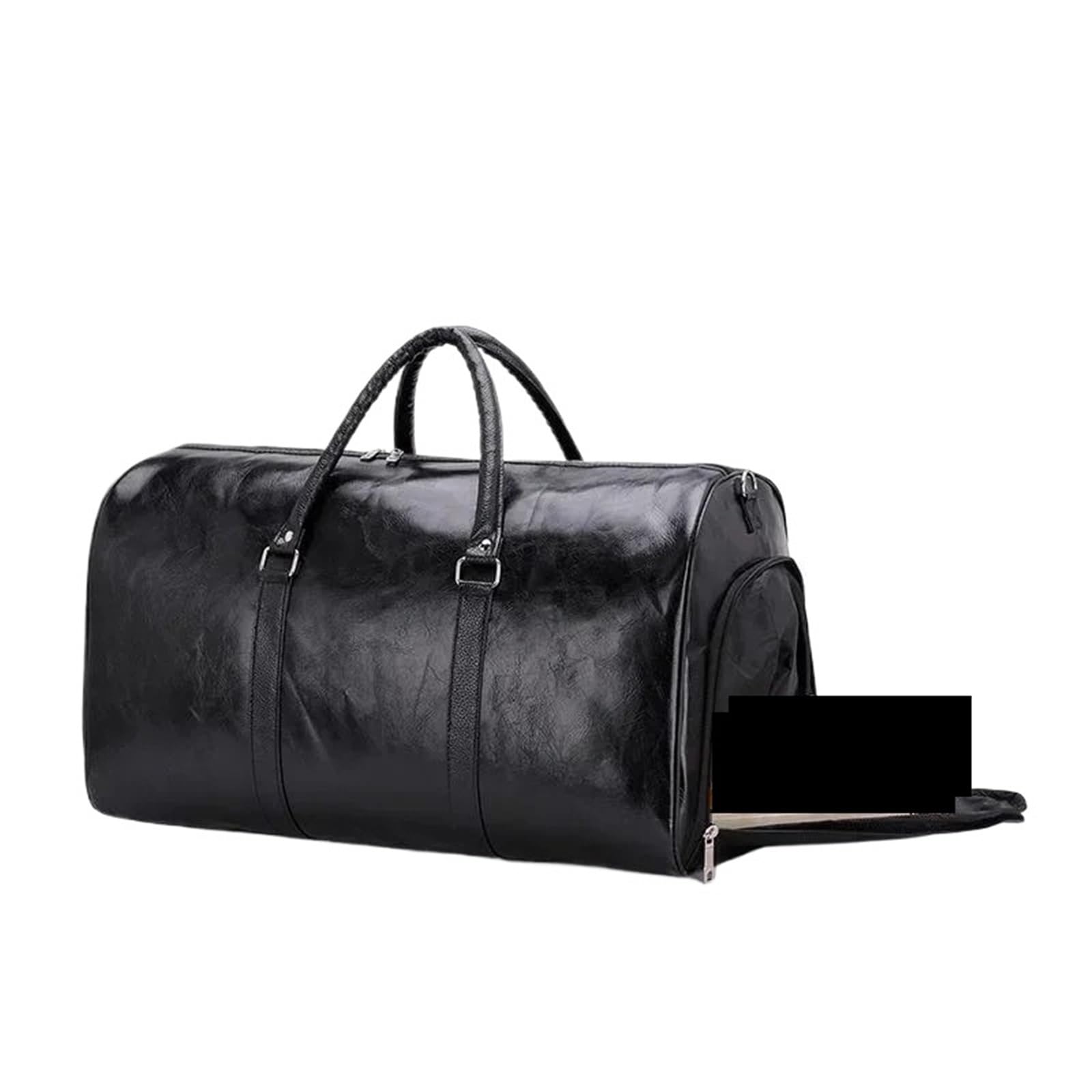 Große Leder-Sporttasche Leder Reisetasche Große Unabhängige Große Fitness Taschen Handtasche Tasche Gepäck Schulter Tasche Schwarz Männer für Männer Trainingsbag