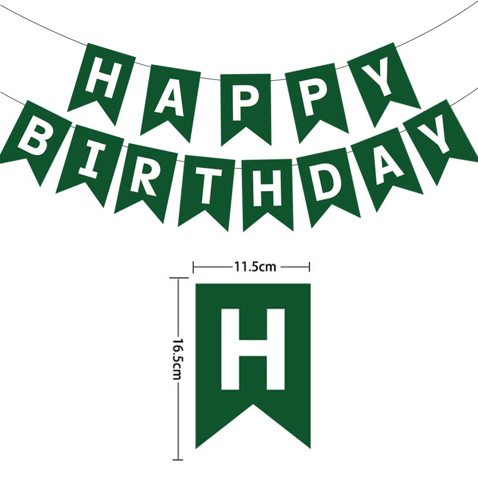 Amazon.com: GLASNES Green Happy Birthday Banner Birthday Party Supplies for Adult Boy Girl : Toys & Games amazon-com-glasnes-green-happy-birthday-banner-birthday-party-supplies-for-adult-boy-girl-toys-games