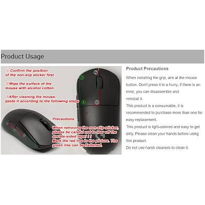 Razer Viper Minise Mini Signature Edition用グリップテープ - 滑り止め、強化されたコントロール、汗を吸う、ソフトレザー、FPSゲームグリップを向上 カット済み ブラックパープル
