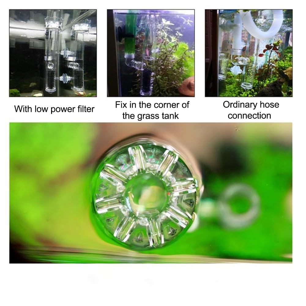 MiOYOOW Aquarium Oil Film Skimmer, Acrylic Fish Protein Skimmer Separator Fish Tank Filter for Aquarium Planted Tank - Image 3
